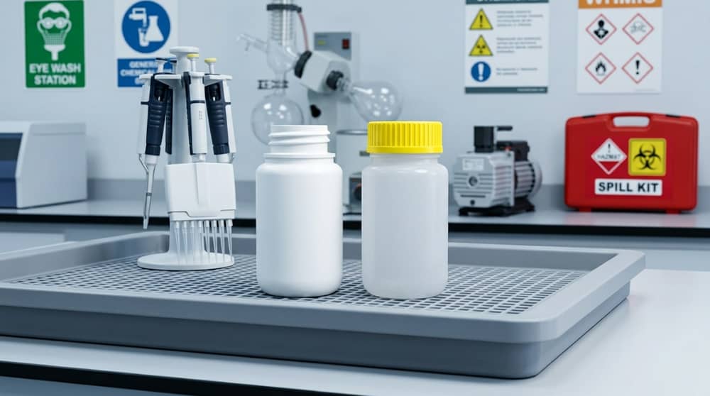Leak-proof-plastic-chemical-storage-bottles-with-secure-screw-caps-for-laboratory-safety-and-spill-prevention
