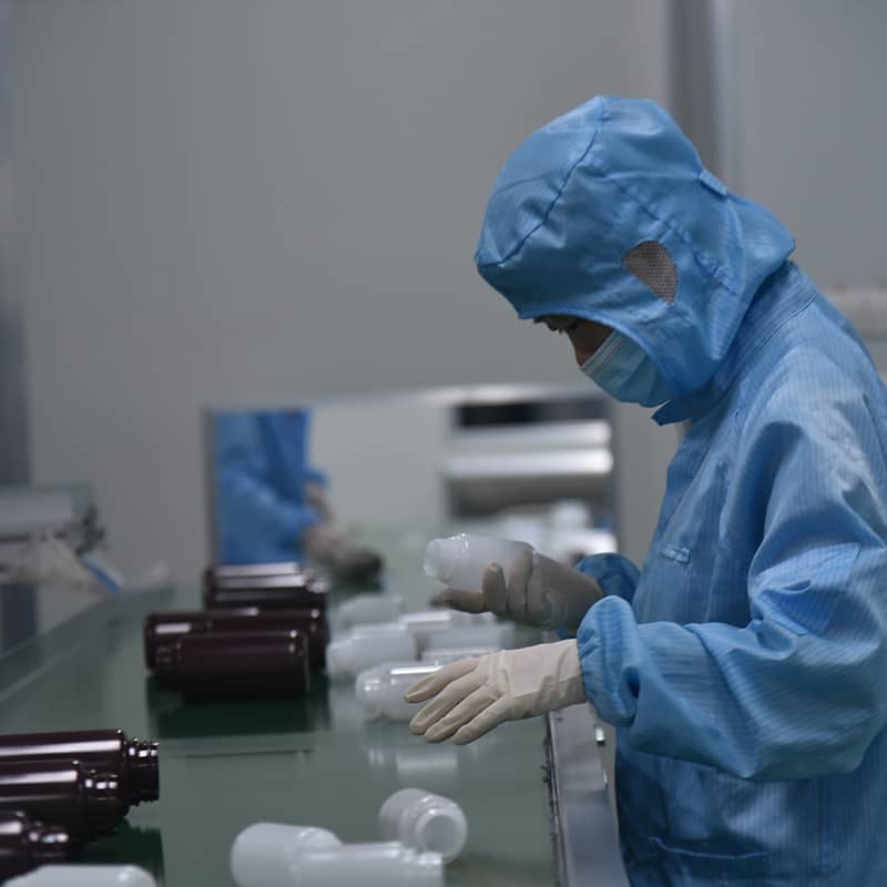 Quality Assurance Inspection of Reagent Bottles
